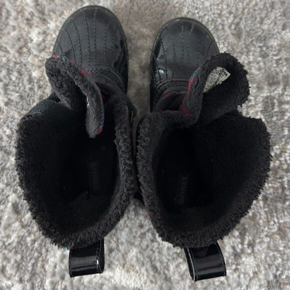 Sorel Sz 6 Waterproof Plaid Warm Lined Tivoli Winter Snow Boots Laced - Picture 8 of 11